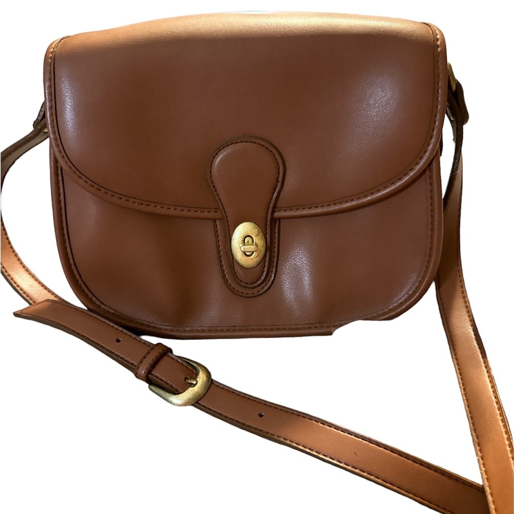 NWOT america cognac crossbody with adjustable strap so nice and cute ☺️